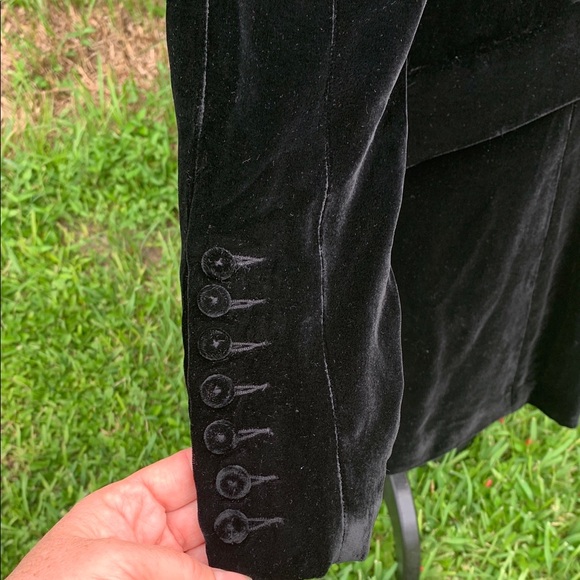 Twenty8Twelve by S. Miller Black Velvet Jacket Size 2 - Picture 6 of 17